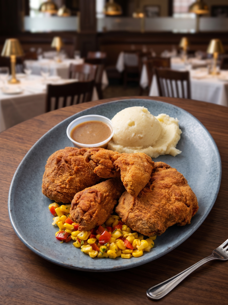 Fried Half Chicken